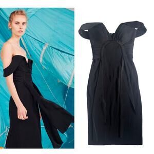 RARE ACLER TUDOR DRESS AU8/US-4 BLACK NWT